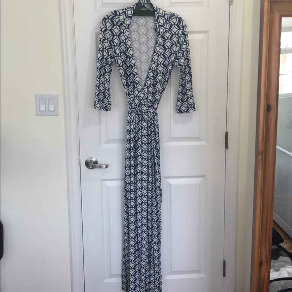 Diane von Furstenberg Maxi Wrap Dress